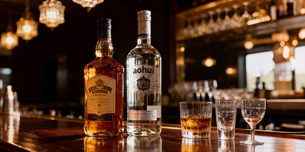 liquor bottle product image